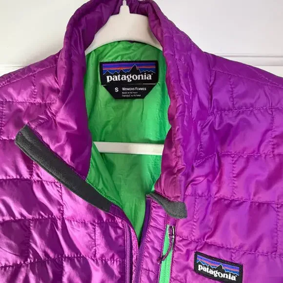 Patagonia Women’s Small Nano Puff Pullover Purple - Picture 2 of 6